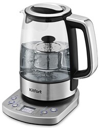 Изображение товара Электрочайник Kitfort КТ-8717 серый