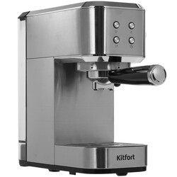 Изображение товара Кофеварка рожковая Kitfort КТ-7641 серебристый