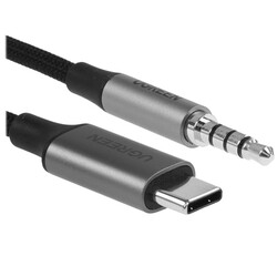 Изображение товара Кабель   Ugreen USB Type-C - jack 3.5 мм черный
