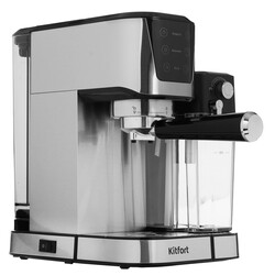 Изображение товара Кофеварка рожковая Kitfort KT-7552 серебристый