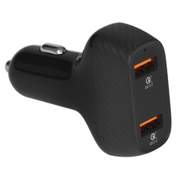 Изображение товара Автомобильное ЗУ Cablexpert MP3A-UC-CAR19 черный