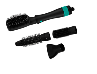 Изображение товара Фен-щетка Kitfort KT-3236-2 зеленый/черный