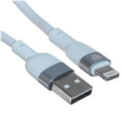 Изображение товара Кабель круглый BY Lightning 8-pin - USB 2.0 Type-A голубой 1 м