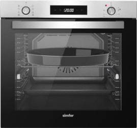 Изображение товара Электрический духовой шкаф Simfer B6EM69070 серебристый