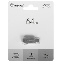 Изображение товара Память OTG USB Flash 64 ГБ SmartBuy MC35 Dual [SB64GBMC35]