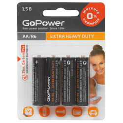 Изображение товара Батарейка GoPower Extra Heavy Duty R6