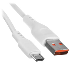Изображение товара Кабель круглый GoPower micro USB - USB 2.0 Type-A белый 2 м