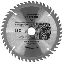Изображение товара Диск пильный Elitech 1820.053300