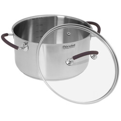 Изображение товара Кастрюля Rondell Akzent RDS-1389 5.1 л 24 см серебристый