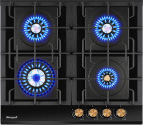 Изображение товара Газовая варочная поверхность Weissgauff HGG 6445 BL Volcano Burner