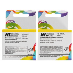 Изображение товара Набор картриджей Hi-Black HB-445XL/HB-446XL голубой, желтый, пурпурный, черный