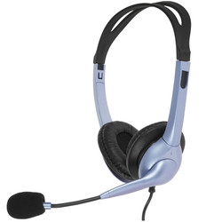 Изображение товара Проводные наушники Genius HS-04S  голубой 2013