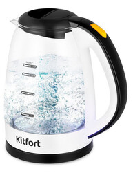 Изображение товара Электрочайник Kitfort КТ-6637 белый