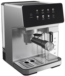Изображение товара Кофеварка рожковая Weissgauff WCM-355 DBx Automatic Cappuccino ColorTouch серебристый