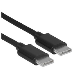 Изображение товара Кабель круглый SBS USB Type-C - USB Type-C черный 1.5 м