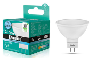 Изображение товара Лампа светодиодная Camelion LED5-S108/845/GU5.3