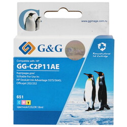 Изображение товара Картридж G&G GG-C2P11AE 651 многоцветный