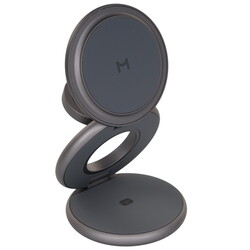 Изображение товара Беспроводное зарядное устройство Magssory Disc Signature Edition for Samsung серый