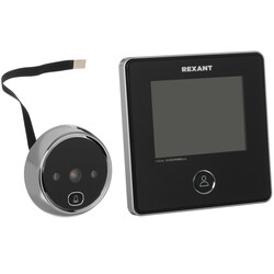 Изображение товара Дверной видеоглазок REXANT 45-1113 dv-113 с дисплеем 2.8" звонок и записи фото, аккумулятор