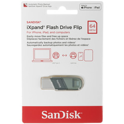 Изображение товара Память OTG USB Flash 64 ГБ SanDisk iXpand Flip [SDIX90N-256G-GN6NE]
