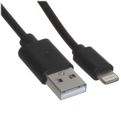 Изображение товара Кабель REXANT Lightning 8-pin - USB Type-A черный 1 м