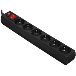 Изображение товара Сетевой фильтр Гарнизон ECL-6-B-7 черный