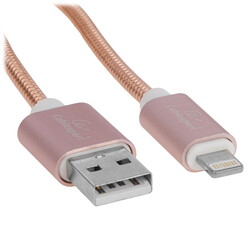 Изображение товара Кабель круглый Cablexpert Lightning 8-pin - USB 2.0 Type-A розовый 0.5 м
