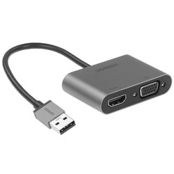 Изображение товара Переходник однонаправленный Ugreen HDMI+VGA - USB Type-A, 0.15 м