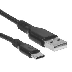 Изображение товара Кабель круглый Perfeo USB Type-C - USB 2.0 Type-A черный 1 м