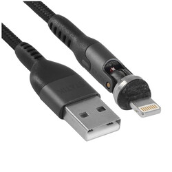 Изображение товара Кабель круглый STATIK Lightning 8-pin - USB 2.0 Type-A черный 2 м