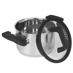 Изображение товара Кастрюля LARA ПРЕМИУМ 2.1 л 16 см серый