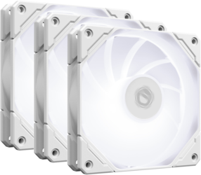 Изображение товара Комплект вентиляторов ID-COOLING TF Series [TF-12025-PRO SW TRIO] белый