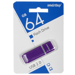 Изображение товара Память USB Flash 64 ГБ SmartBuy Quartz [SB64GBQZ-V]