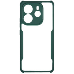 Изображение товара Накладка  BoraSCO Sky Case для Xiaomi Redmi Note 14 зеленый/прозрачный