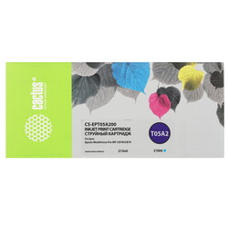 Изображение товара Картридж Cactus CS-EPT05A200 голубой