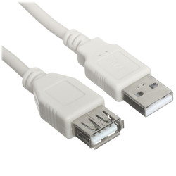 Изображение товара Кабель Rexant USB Type-A - USB Type-A серый 5 м