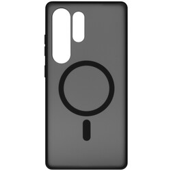 Изображение товара Накладка  uBear Cloud Mag Case для Samsung Galaxy S25 Ultra черный/прозрачный