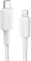 Изображение товара Кабель круглый Anker Lightning 8-pin MFI - USB Type-C белый 3 м