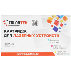 Изображение товара Картридж лазерный Colortek 707 M пурпурный