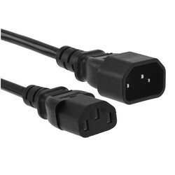 Изображение товара Кабель питания Telecom IEC C13 - IEC C14