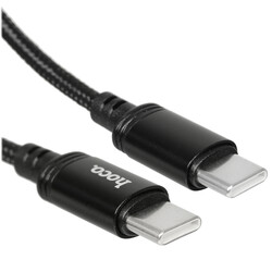 Изображение товара Кабель круглый Hoco USB Type-C - USB Type-C черный 2 м