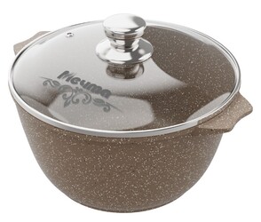 Изображение товара Кастрюля Мечта Гранит 43806 3 л 22 см коричневый