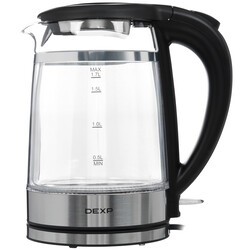 Изображение товара Электрочайник DEXP EK-03GDWS серебристый