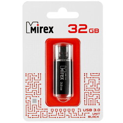 Изображение товара Память USB Flash 32 ГБ Mirex Unit [13600-FM3UBK32]