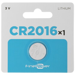 Изображение товара Батарейка FinePower V.2 CR2016