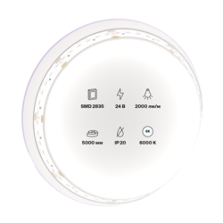Изображение товара Светодиодная лента Maytoni 24В 2835 20Вт/м 6000K 5м IP20