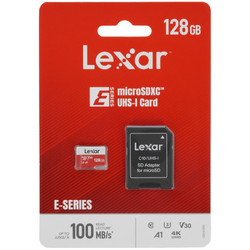 Изображение товара Карта памяти Lexar E-Series microSDXC 128 ГБ [LMSESXX128G-BNAAU]