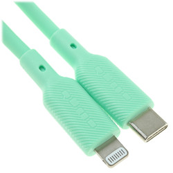 Изображение товара Кабель QUMO Lightning 8-pin - USB Type-C зеленый 1 м