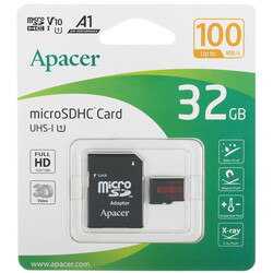 Изображение товара Карта памяти Apacer R100 microSDHC 32 ГБ [AP32GMCSH10UB-R]