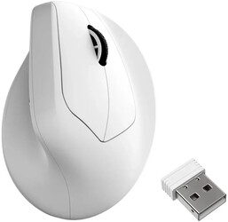 Изображение товара Вертикальная мышь беспроводная/проводная Keychron M5 [M5-A24] белый